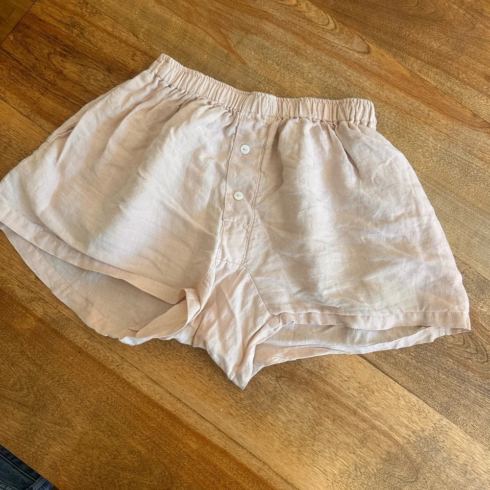 Deiji Studios blush shorts